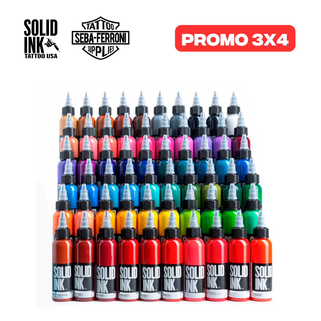 Super Promo 3×4 Tinta Solid Ink 1oz