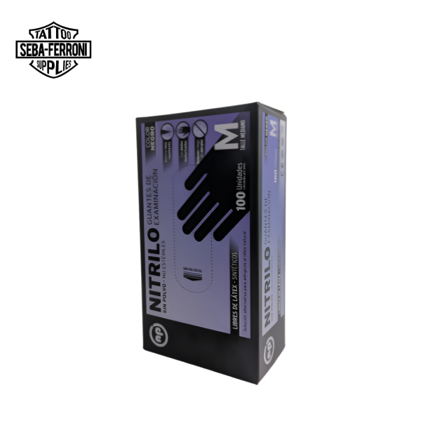 Caja de guantes de nitrilo