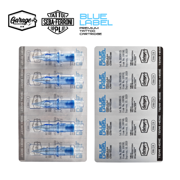 Blister de cartuchos Garage Blue Label x5u
