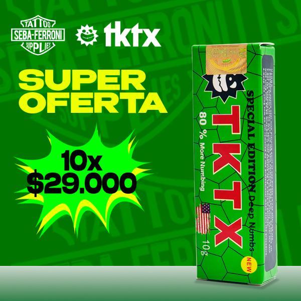 Oferta Anestesia TKTX VERDE 80% x10u