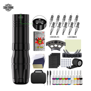 Kit Pen Bronc V73 Inalambrica Fine Line Tattoo SMT10