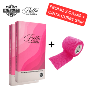 Promo 2 cajas de cartuchos Bella + Cinta cubre grip