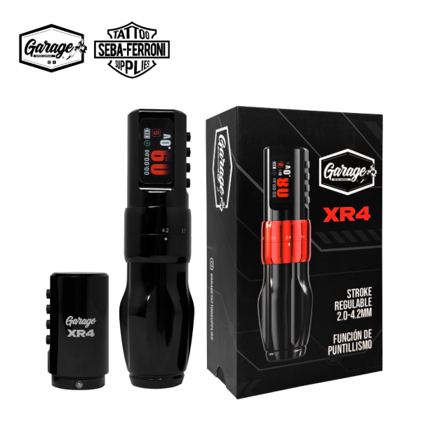 Maquina Pen Garage XR4 Inalambrica Stroke Ajustable Modo Puntillismo
