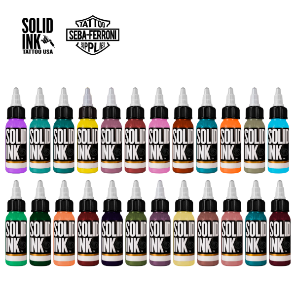 +70%OFF Set Solid Ink 24 Colores 1oz Seleccionados