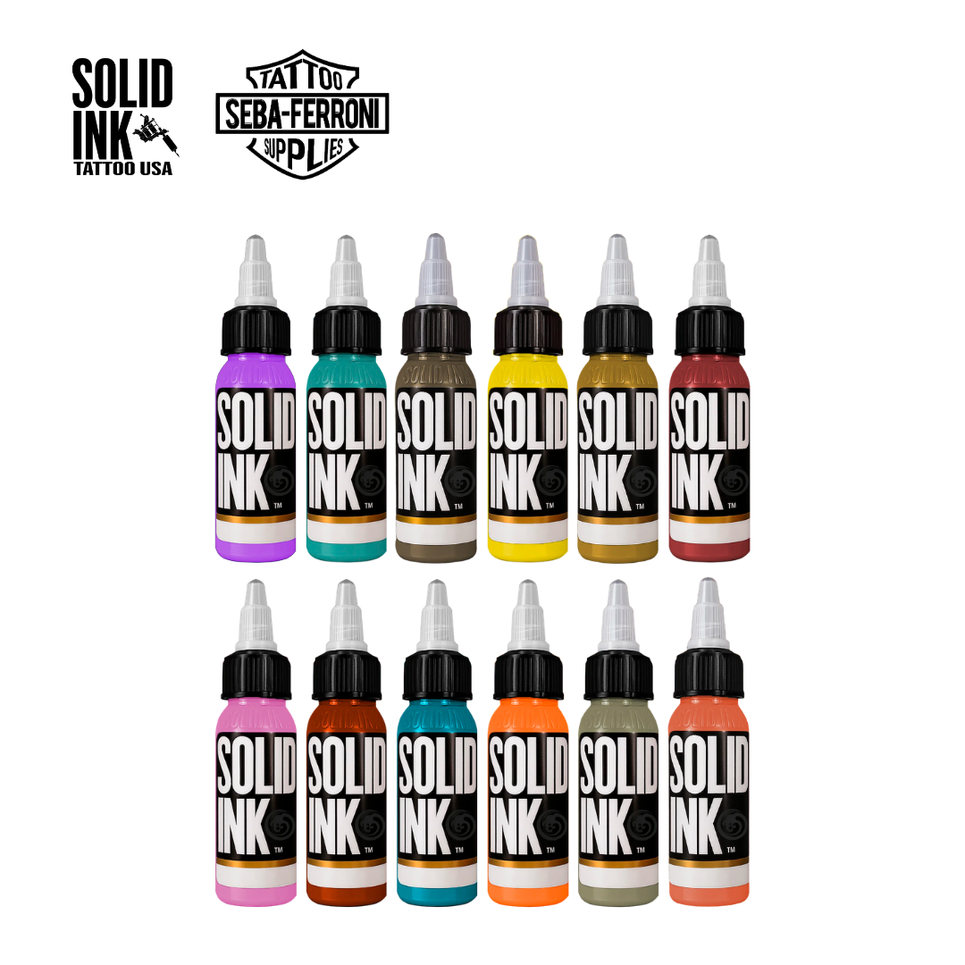 70%OFF Set Solid Ink 12 Colores 1oz Seleccionados 2