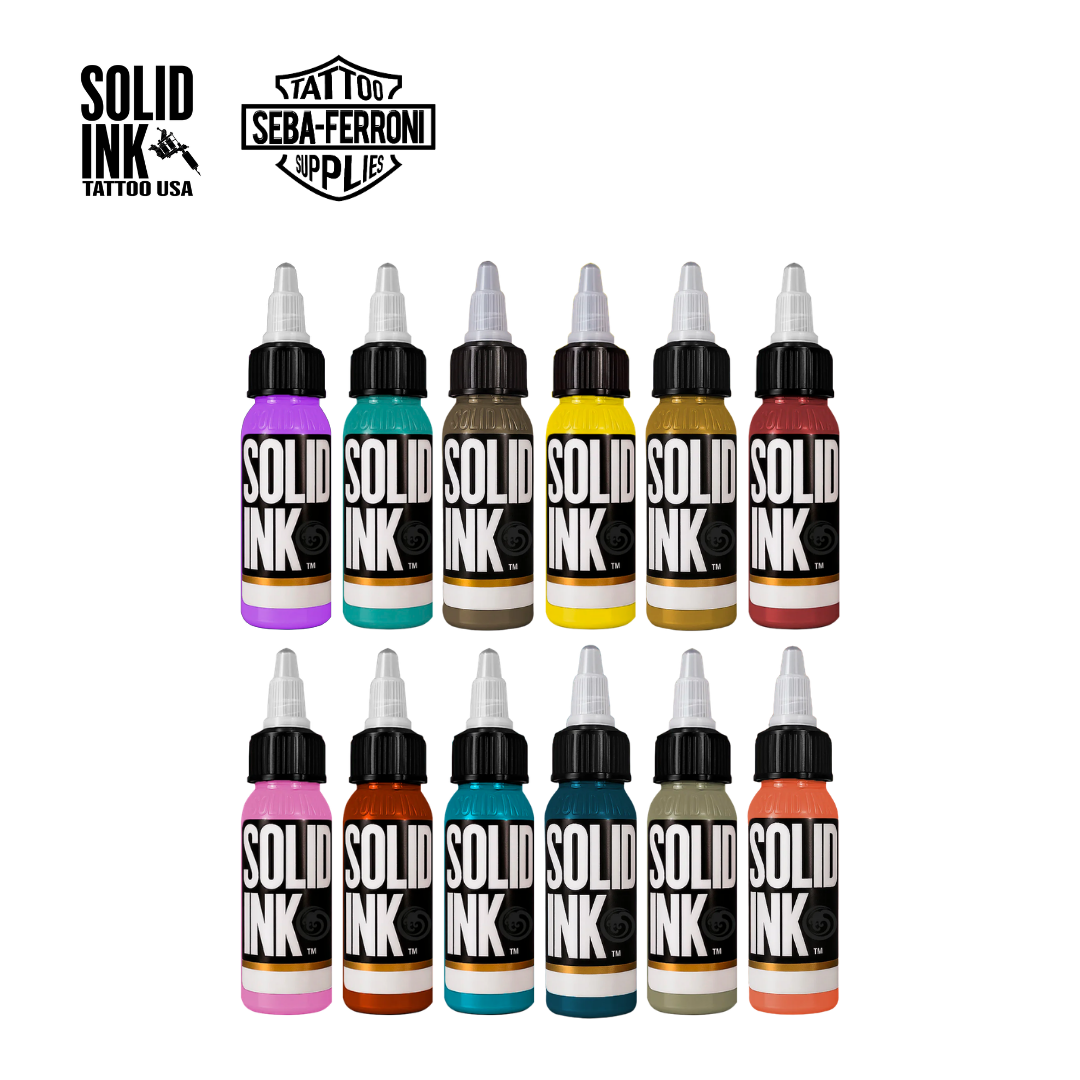 70%OFF Set Solid Ink 12 Colores 1oz Seleccionados 2