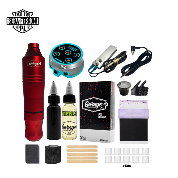 Kit Pen Garage Slim Fuente Aurora Completo