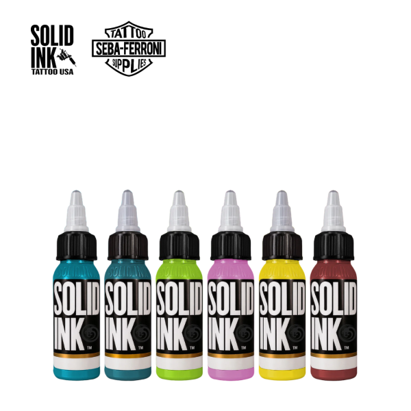 70%OFF Set Solid Ink 6 Colores 1oz Seleccionados