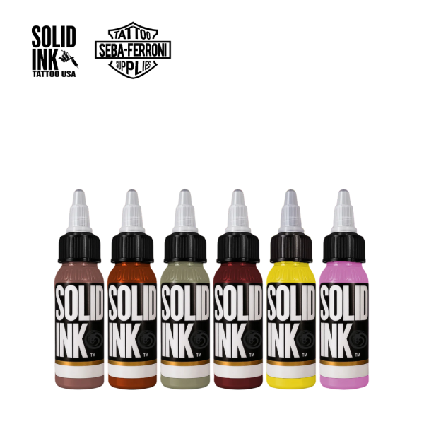 70% OFF Set Tintas Solid Ink 6 Colores 1oz Seleccionados 2