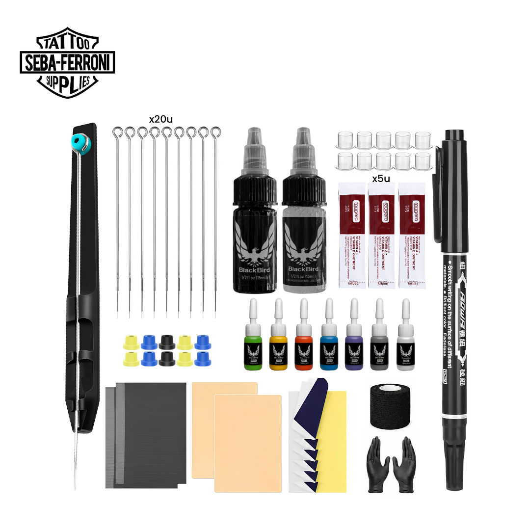Kit Tattoo Handpoke Premium